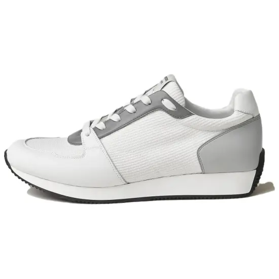 HERMES Escape Low Top Casual Shoes Men's White