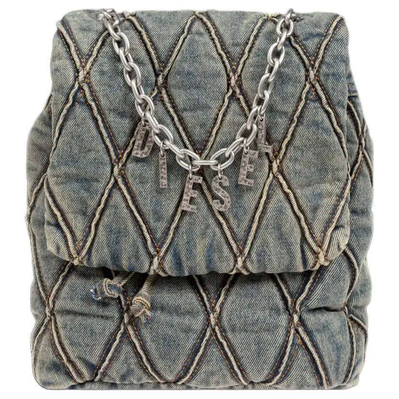 DIESEL Cotton Backpacks Women's Denim
