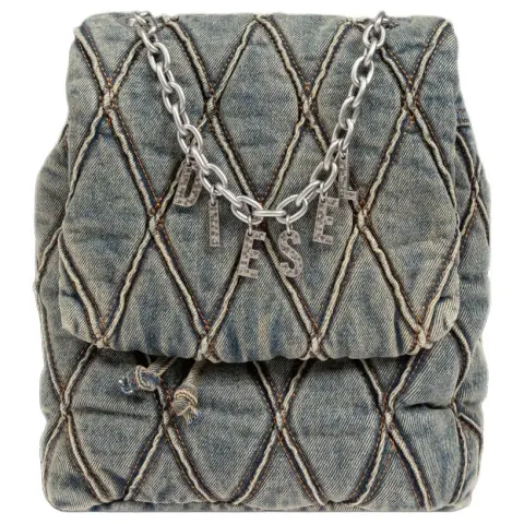 DIESEL Cotton Backpacks Women's Denim