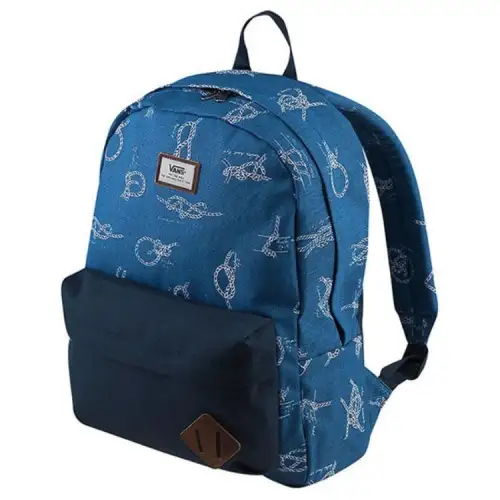Vans Polyester Backpack Unisex Blue