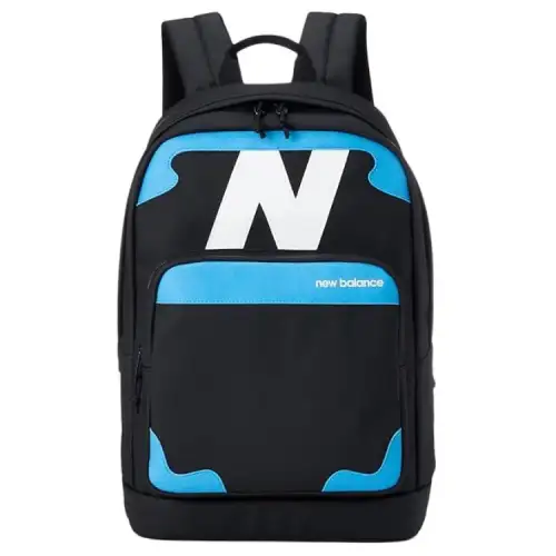 New Balance Polyurethane Backpack Regular Unisex Black & Blue