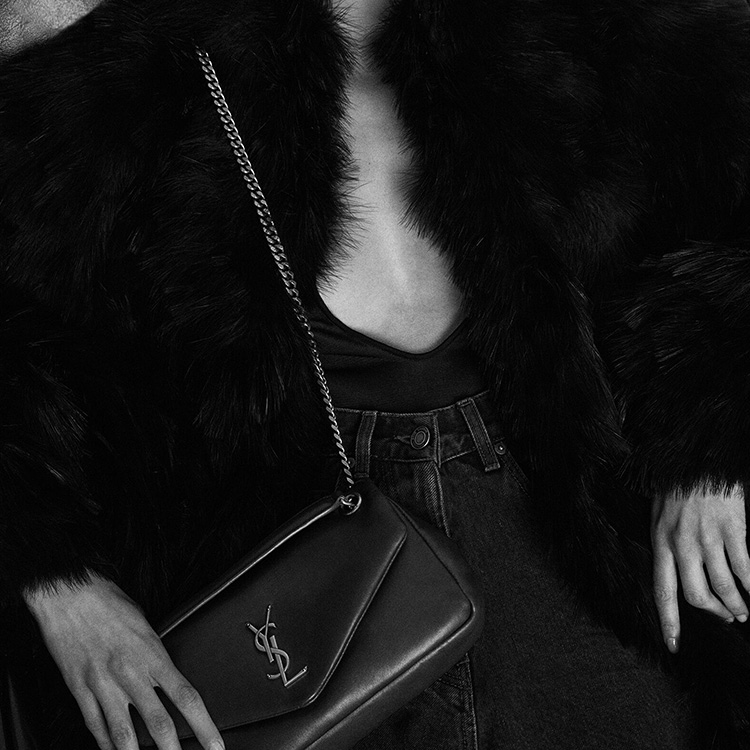 Женская сумка SAINT LAURENT (черная) — фото 7