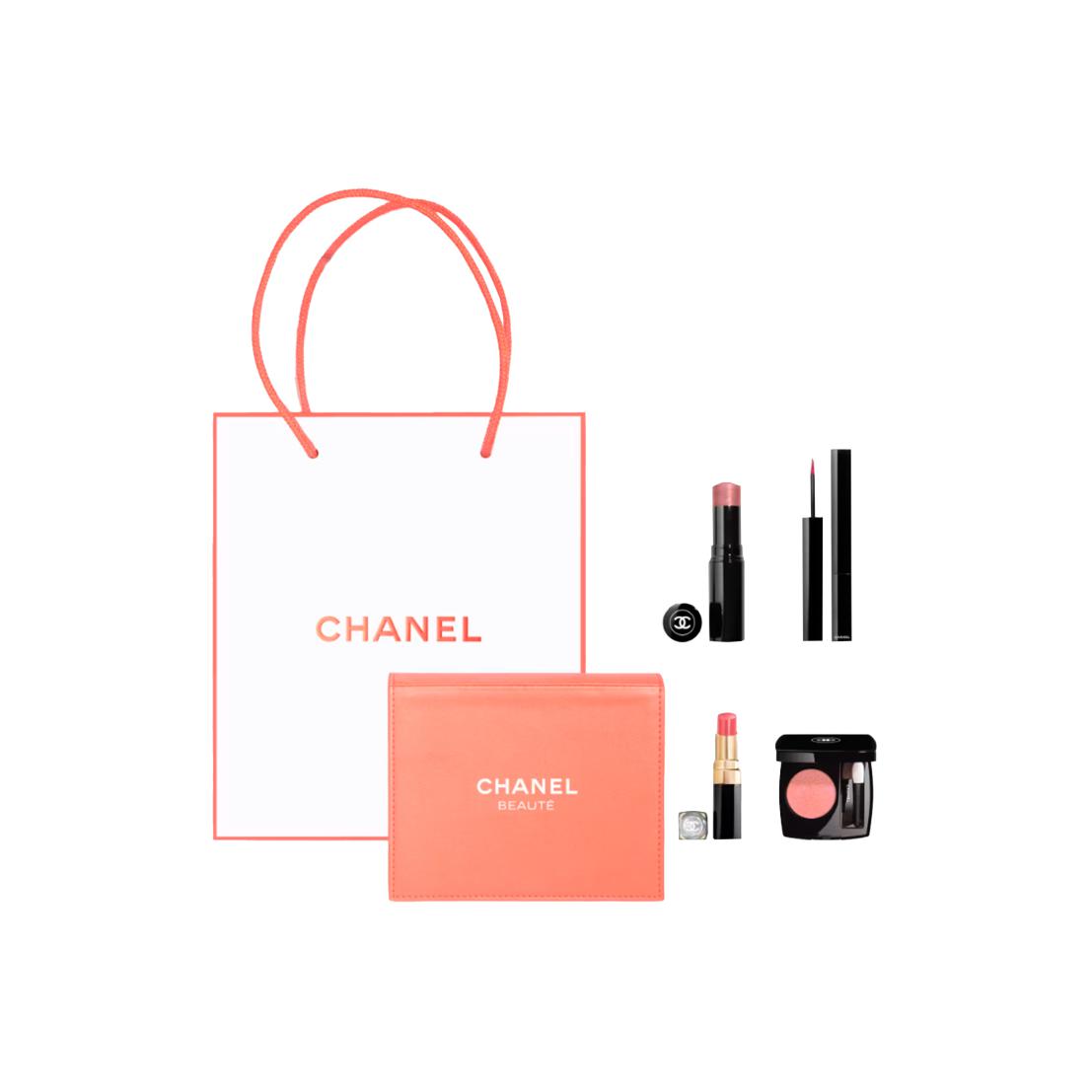 Косметический набор Chanel (коралловый)