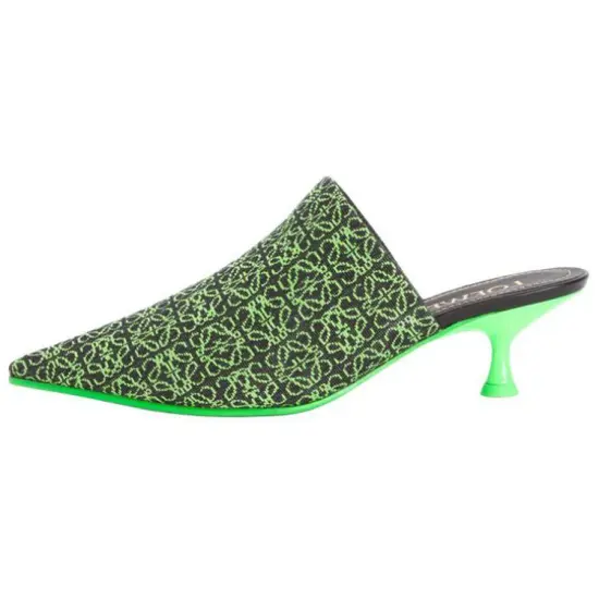 LOEWE Anagram Stylish Sandals Women's Green