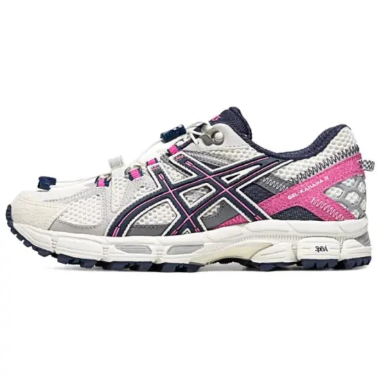 Asics Gel Kahana 8 FL Low Top Casual Trail Running City Commute Running Shoes Women's White Pink