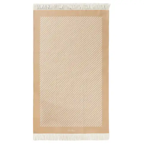 Loro Piana Cotton Knit Scarves Unisex Brown