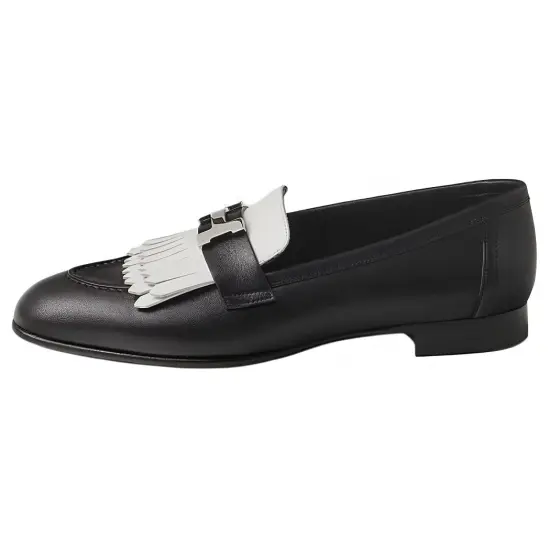HERMES Loafers Women's Black