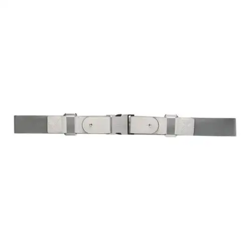GUCCI Hardware Accessories Leather, Elastane, Metal Leather Belts Women's White Width 3.5cm