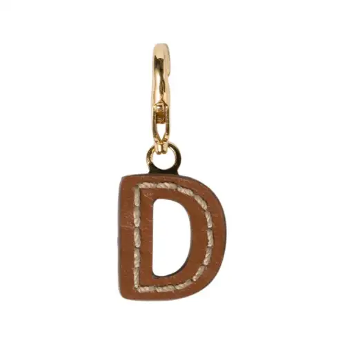 MIU MIU Leather Charms & Pendants Unisex Brown