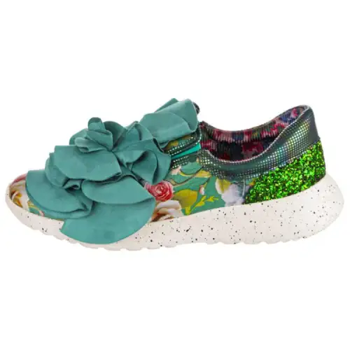 IRREGULAR CHOICE Pu Comfortable And Trendy Casual Shoes Women's Green
