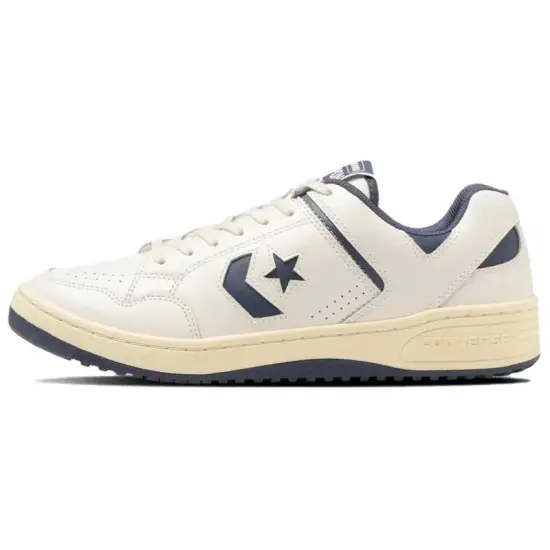 Converse Weapon Skateboard Shoes Unisex Low-Top White/Marine Blue
