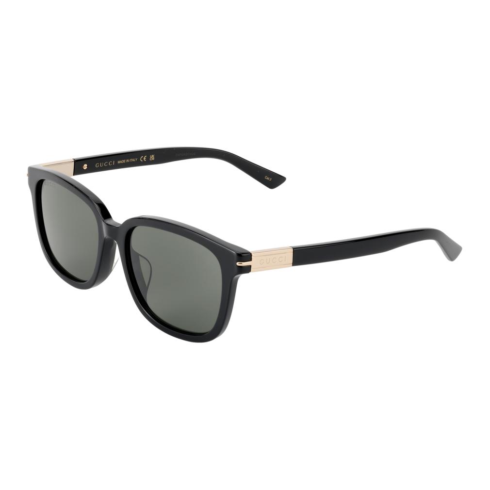 Мужские очки Gucci Rectangular Sunglasses (черные)