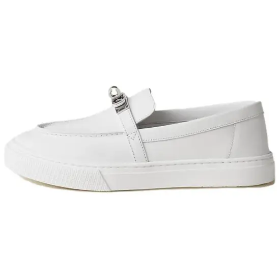 HERMES Game Skateboard Shoes Women's Low-Top White