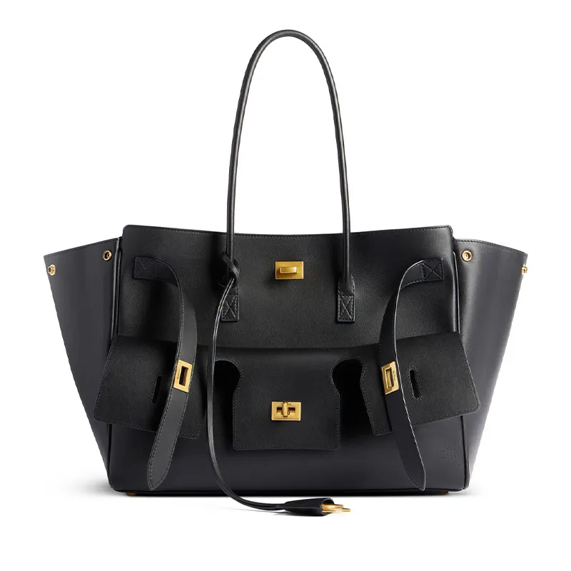 Balenciaga Bel Air Medium Carry All Bag Black