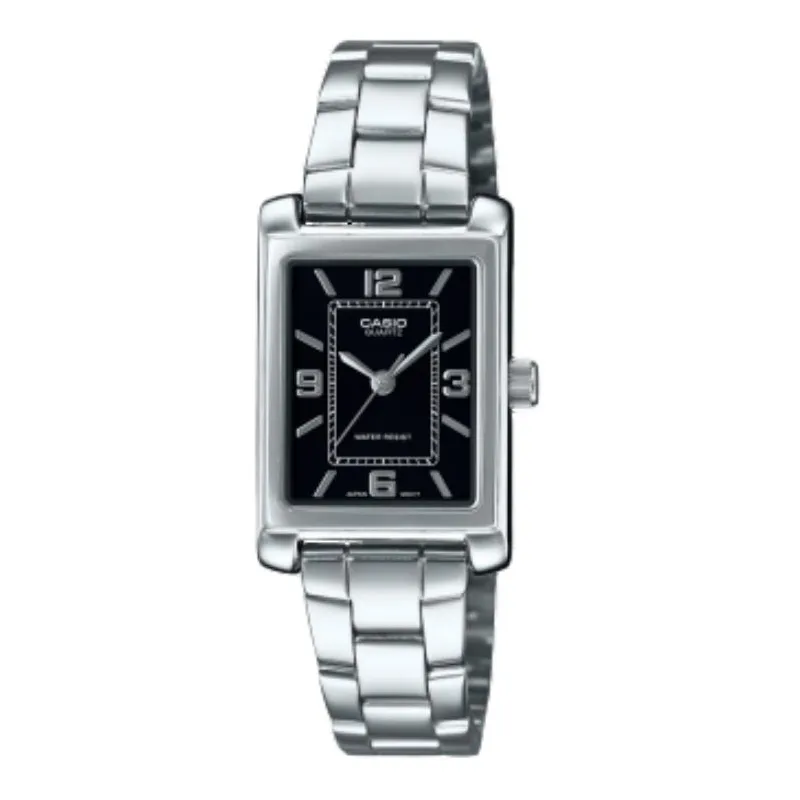 CASIO Women's Standard Series Black Watch LTP-1234DD-1A