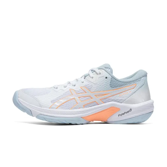 Asics Beyond FF Badminton Shoes Women's Low-Top Orange/White