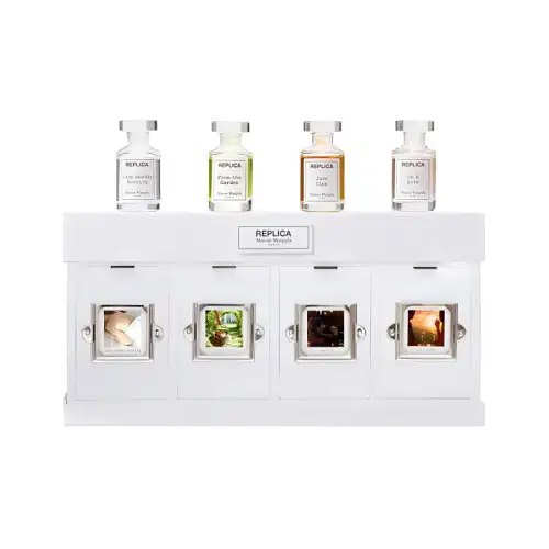 Maison Margiela Semir, classic perfumed small gift box, set, perfume with geranium, sample, 4 piece set, 7 ml
