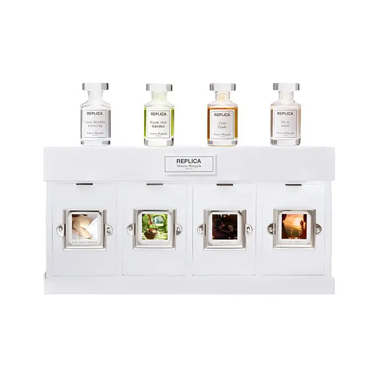 Maison Margiela Semir, classic perfumed small gift box, set, perfume with geranium, sample, 4 piece set, 7 ml