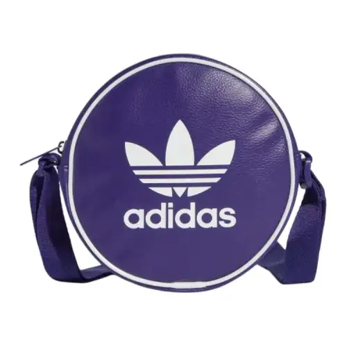 Adidas Originals Trefoil Polyurethane Crossbody Bag, Shoulder Bag Regular Unisex Collegiate Purple