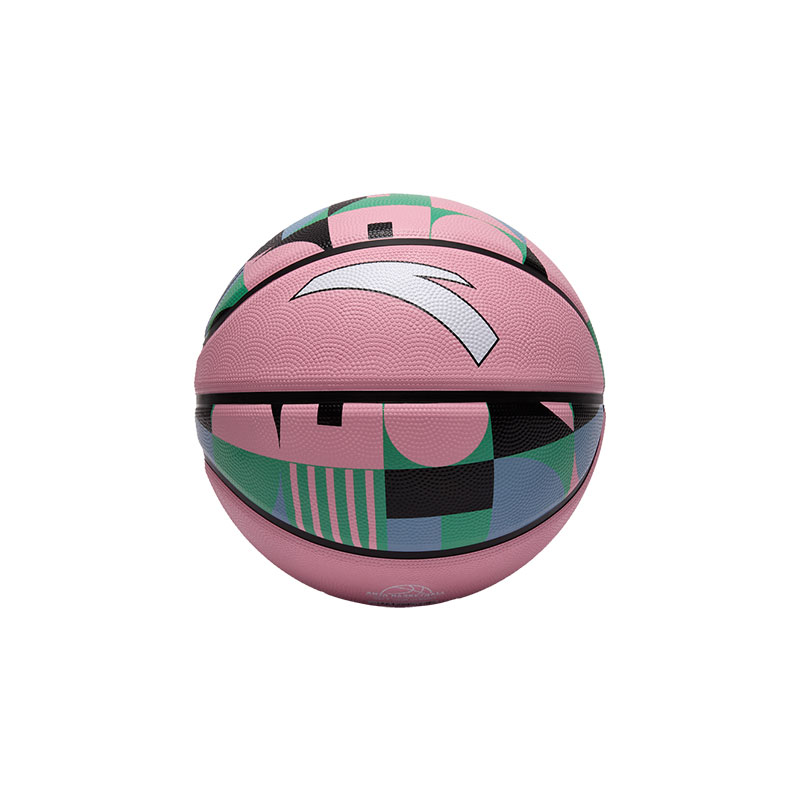 Anta Students’ Practical Training Basketball, Adults’ Professional Use Ball Pink Size 75 Training Competition Unisex