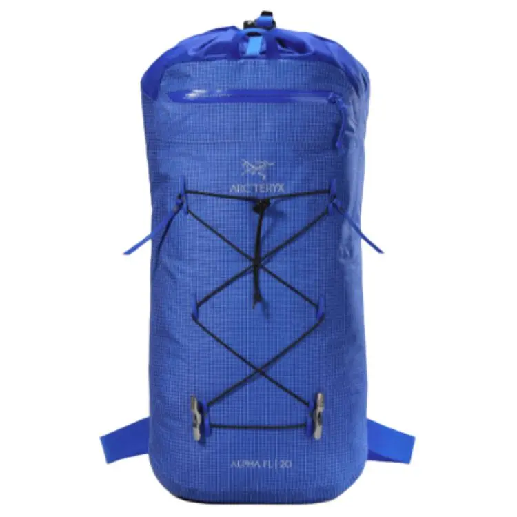 Arc'teryx ALPHA FL 20L Mountaineering Bag Backpack Outdoor Bag Nylon Vivid Blue Unisex