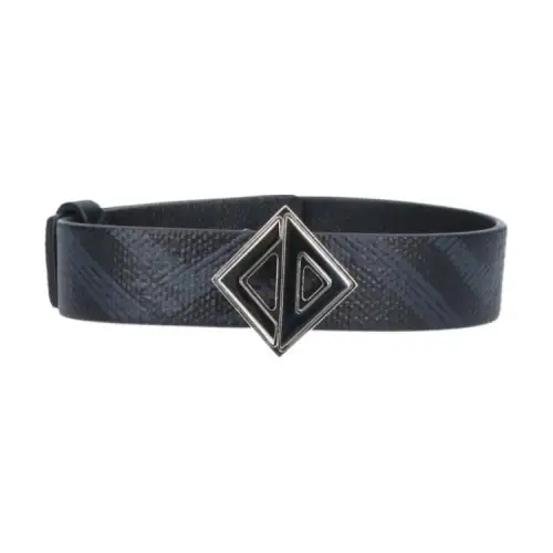 DIOR Cotton, Brass, Polycarbonate Wristbands Men's Dark Blue