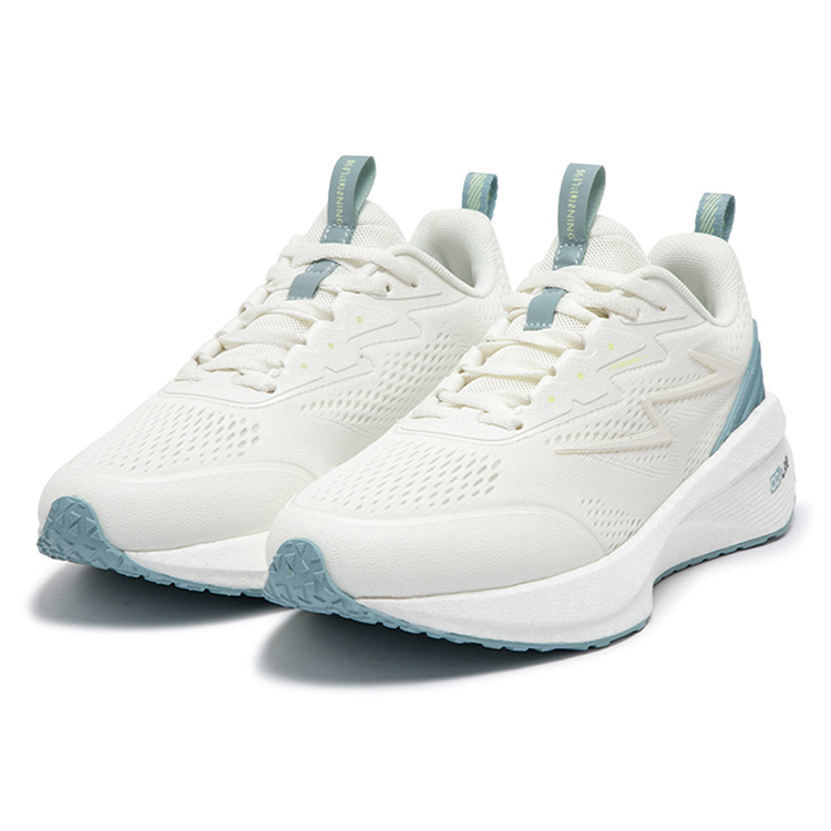 361° Popping Foam Slip Resistant Abrasion Resistant Low top Casual Running Shoes Women’s Mist Blue