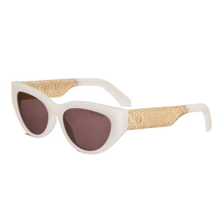 DIOR Acetate Cat Eye Sunglasses Women's White