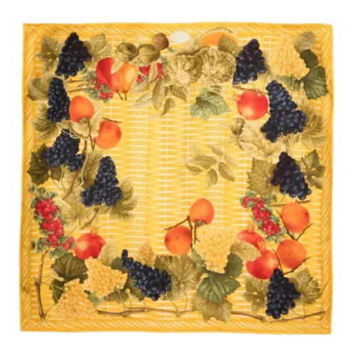 Gucci 1990s Fruit-print scarf