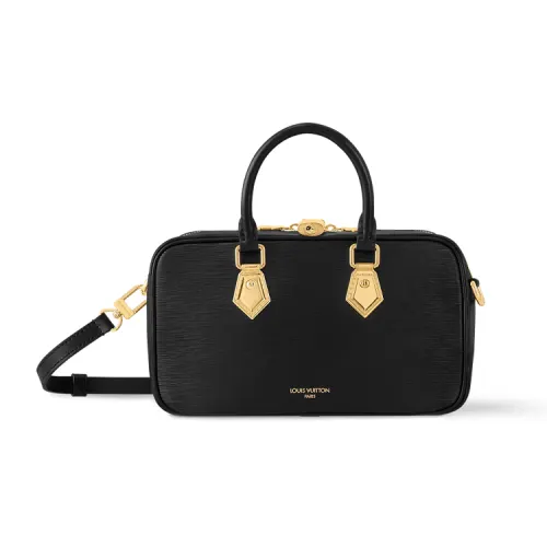 LOUIS VUITTON Voltaire Calfskin Shoulder Bag, Crossbody Bag, Handbag Women's Black