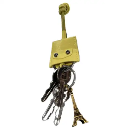 Balenciaga Brass Keychains Women's Yellow
