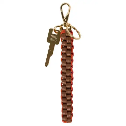 MIU MIU Leather Keychain