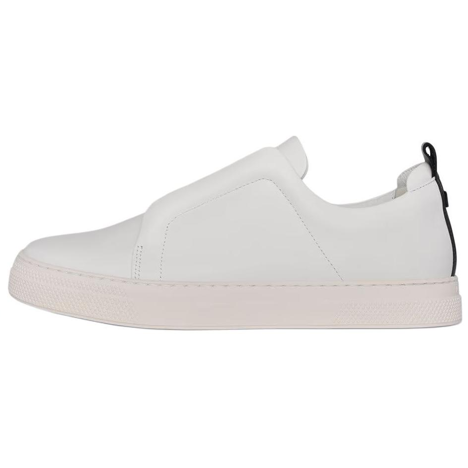 PIERRE HARDY Слайдер маленький кожаный Низкий топ с закругленным носком панель обувь женский белый