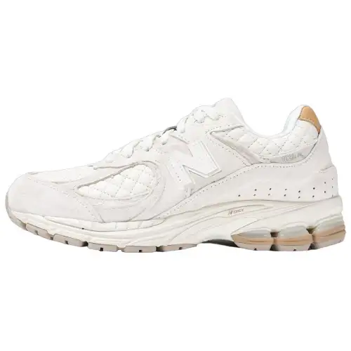 New Balance NB 2002R Quilted Sports Comfortable and Wear-Resistant Low-top Casual Running Shoes Men's White