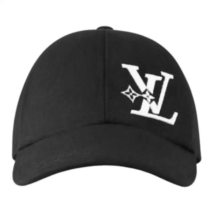 LOUIS VUITTON SMASH Cotton Baseball Caps Men's Black/Blue/Gray
