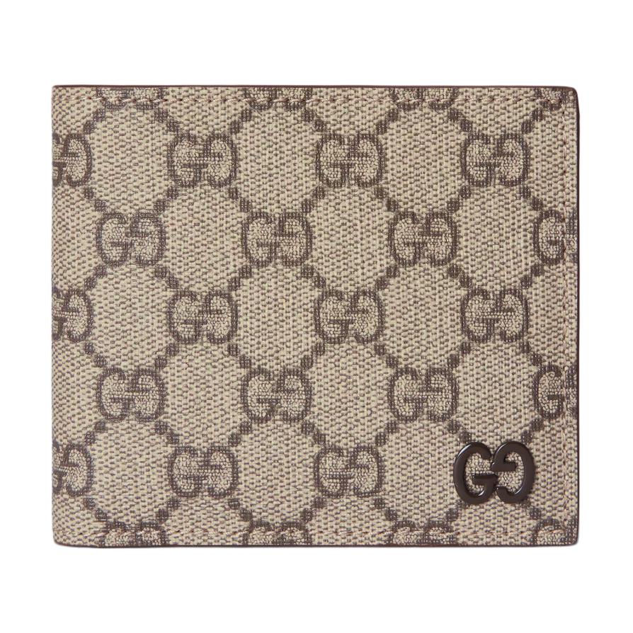 Мужской кошелек Gucci GG Canvas (бежевый)