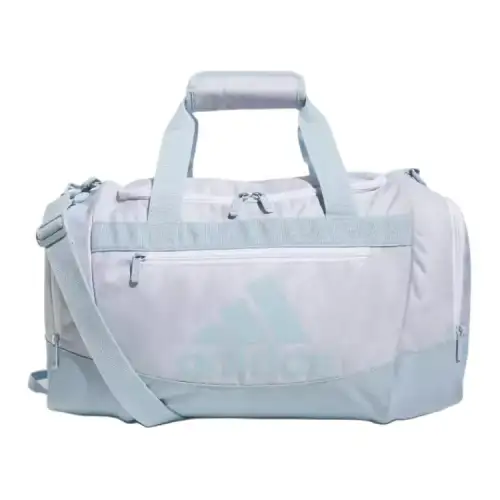 Adidas Polyester Travel Bag Gym Bag Small Unisex White & Mystic Blue