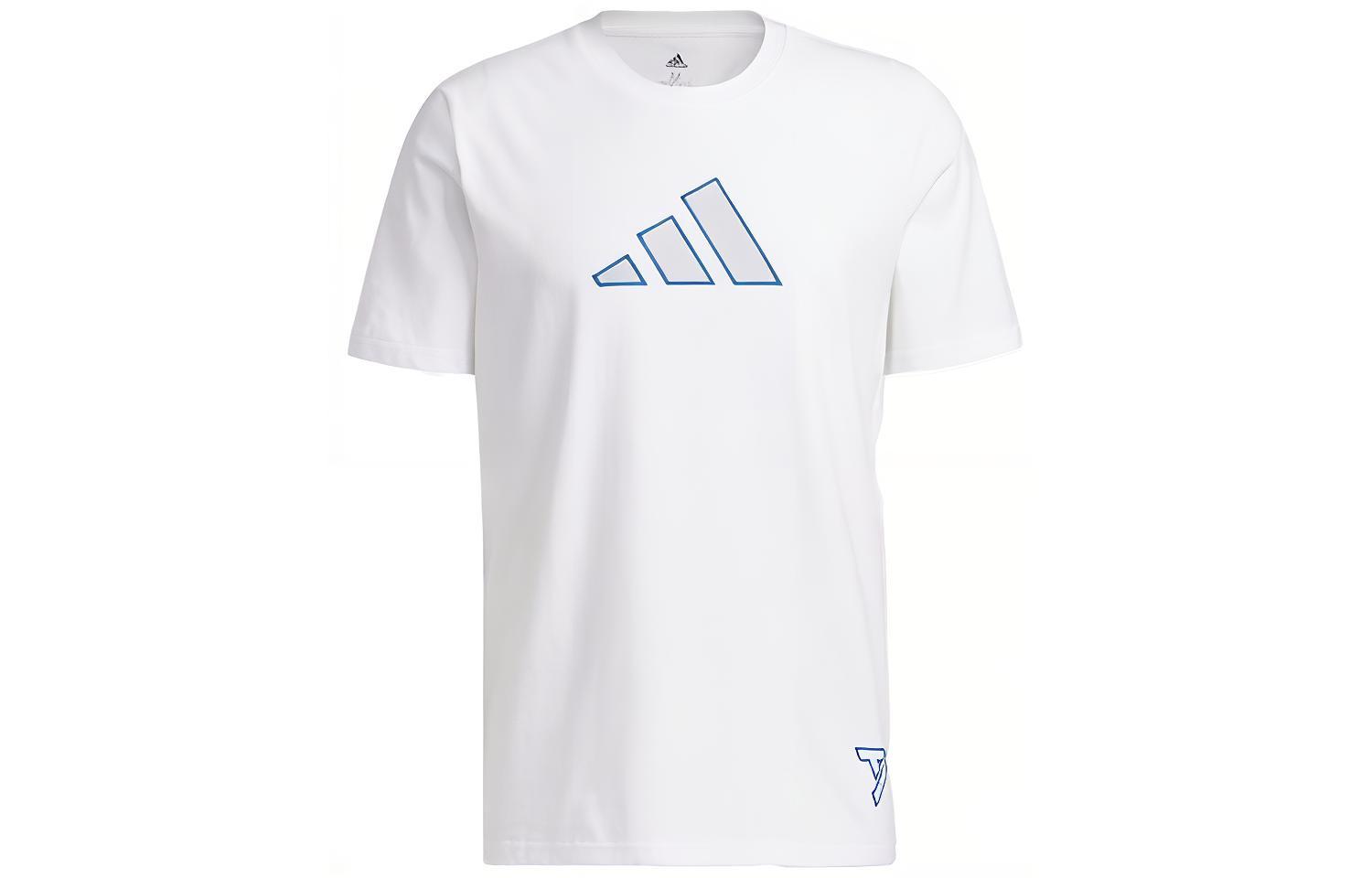 Adidas Donovan Mitchell T Shirt Men's White