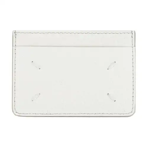 Maison Margiela Calfskin Card Holder Women's White