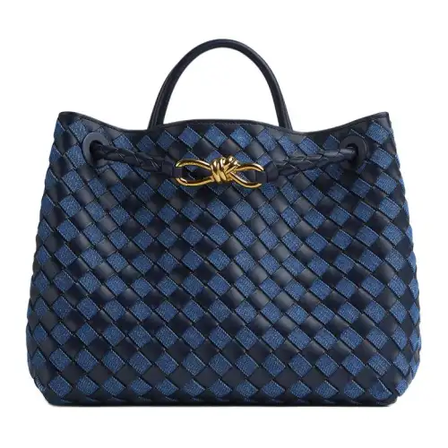 Bottega Veneta Calfskin Shoulder Bag, Crossbody Bag, Handbag Medium Women's Indigo