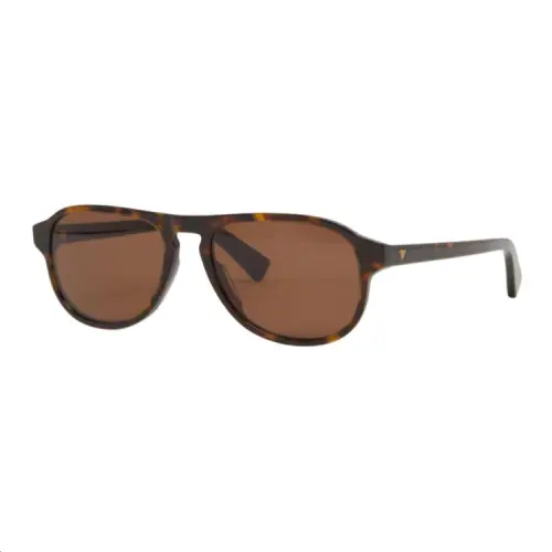Bottega Veneta Acetate Aviator Sunglasses Unisex Brown