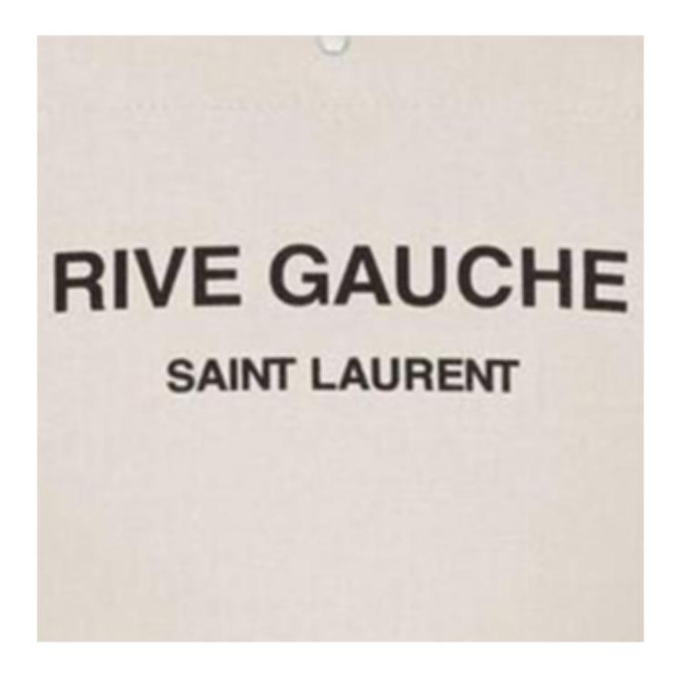 Женская сумка SAINT LAURENT Rive Gauche (серо-коричневая) — фото 4