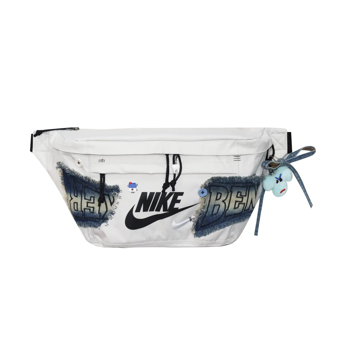 Nike Fabric Sling Bag, Fanny Pack Regular Unisex Light Bone