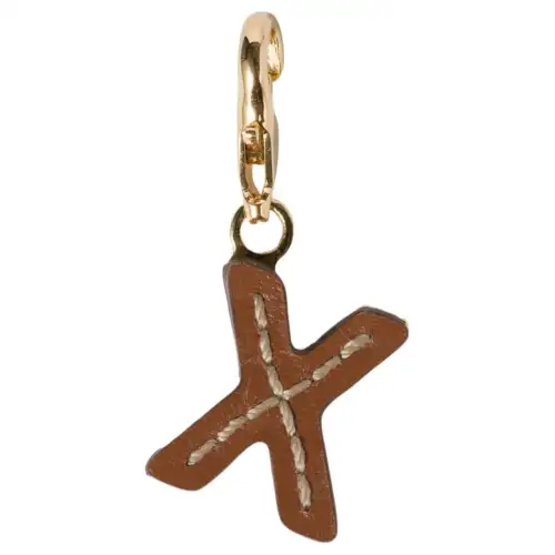MIU MIU Leather Charms Women's Brown
