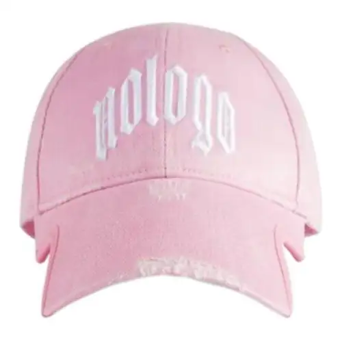 Balenciaga Cotton Baseball Caps Men's Pink