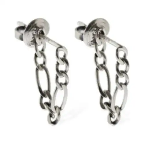 Bottega Veneta Brass Earrings Women's Silver