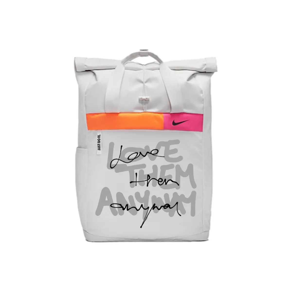 Nike Love Anyway Amber Fabric Backpack Unisex Light Silver Gray