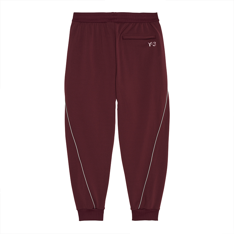 Y 3 Sports Pants Unisex Burgundy