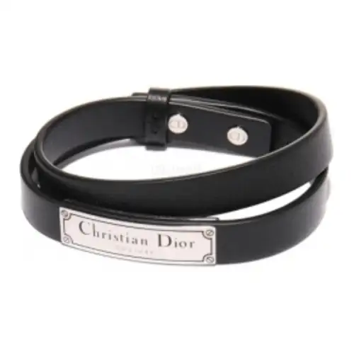 Dior 2020s leather bracelet