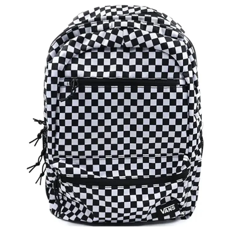 Vans Polyester Backpack Regular Unisex Black & White